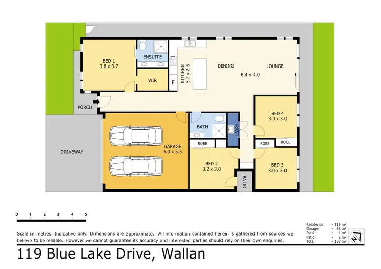 Floorplan of Homely house listing, 119 Blue Lake Drive, Wallan VIC 3756