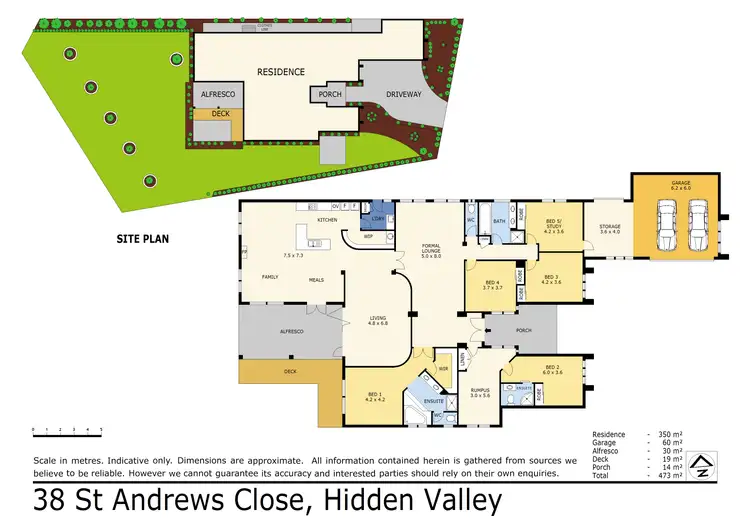 Floorplan of Homely house listing, 38 St Andrews Close, Hidden Valley VIC 3756