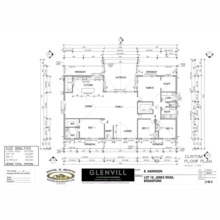 Floorplan of Homely rural property listing, 150C Jones Road, Broadford VIC 3658