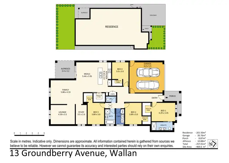 Floorplan of Homely house listing, 13 Groundberry AVenue, Wallan VIC 3756