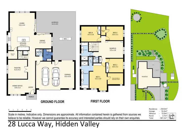 Floorplan of Homely house listing, 28 Lucca Way, Hidden Valley VIC 3756