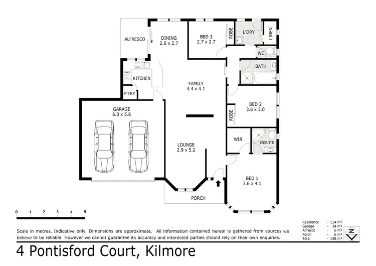Floorplan of Homely house listing, 4 Pontisford Court, Kilmore VIC 3764