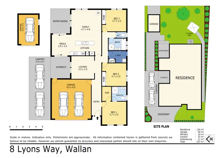 Floorplan of Homely house listing, 8 Lyons Way, Wallan VIC 3756