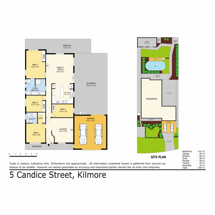 Floorplan of Homely house listing, 5 Candice Street, Kilmore VIC 3764