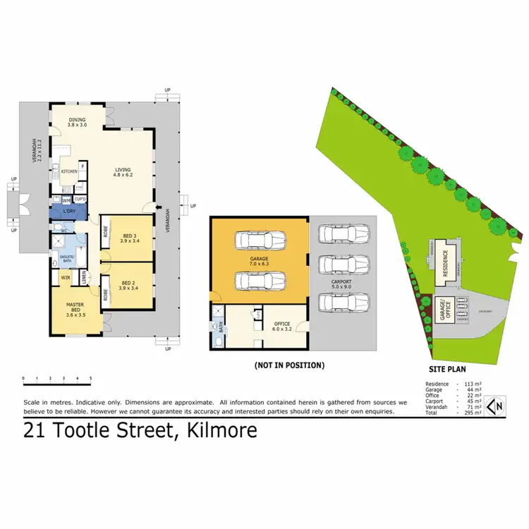 Floorplan of Homely house listing, 21 Tootle Street, Kilmore VIC 3764