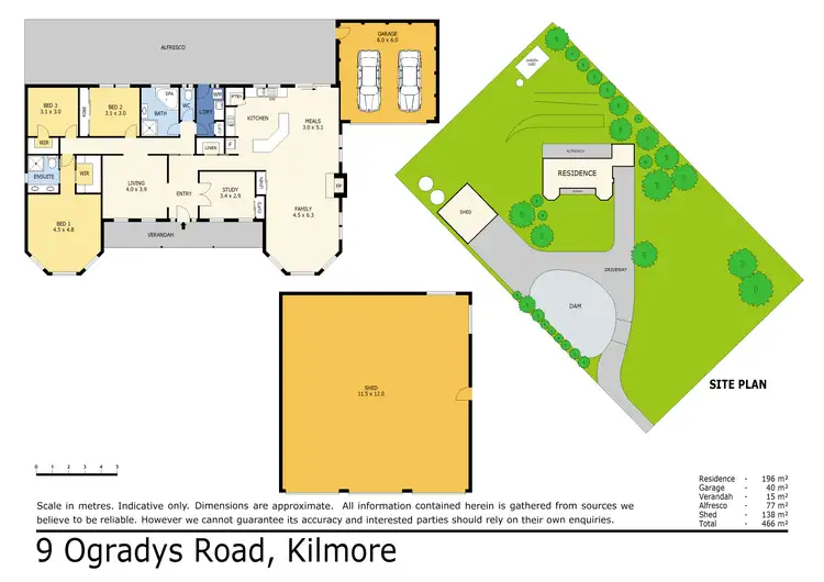 Floorplan of Homely house listing, 9 Ogradys Road, Kilmore East VIC 3764