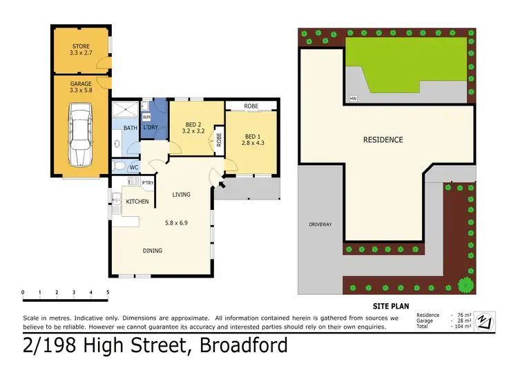 Floorplan of Homely unit listing, 2/198 High Street, Broadford VIC 3658