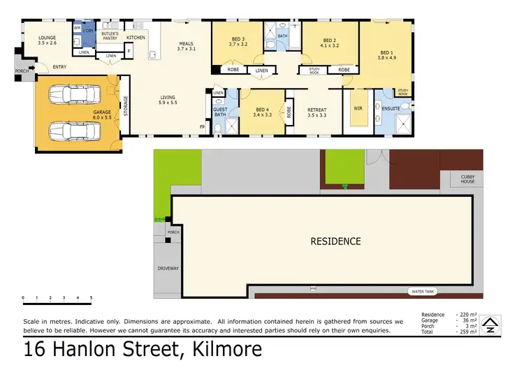 Floorplan of Homely house listing, 16 Hanlon Street, Kilmore VIC 3764