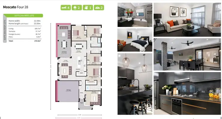 Floorplan of Homely house listing, Moscato Four 28 No 3 Starling Street, Wongawilli NSW 2530