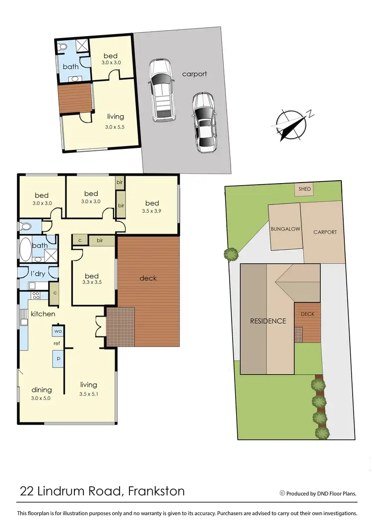 Floorplan of Homely house listing, 22 Lindrum Road, Frankston VIC 3199