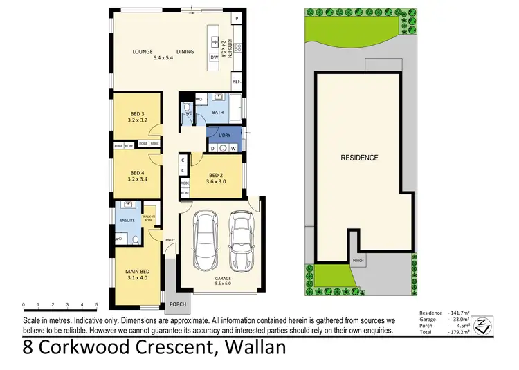 Floorplan of Homely house listing, 8 Corkwood Cres, Wallan VIC 3756