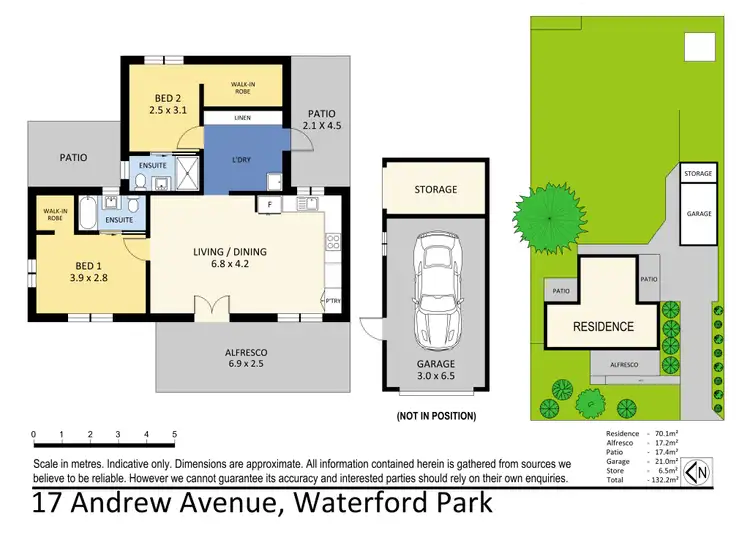 Floorplan of Homely house listing, 17 Andrew Ave, Waterford Park VIC 3658