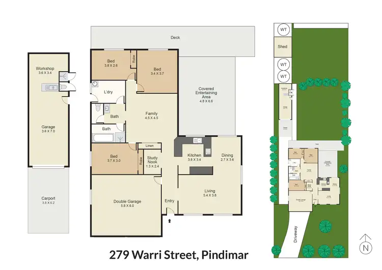 Floorplan of Homely house listing, 279 Warri Street, Pindimar NSW 2324