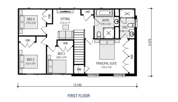 Floorplan of Homely house listing, 3 Ventasso Street, Box Hill NSW 2765