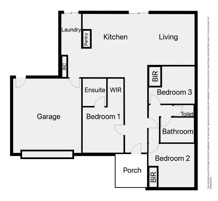 Floorplan of Homely house listing, 47 Hickson St, Horsham VIC 3400