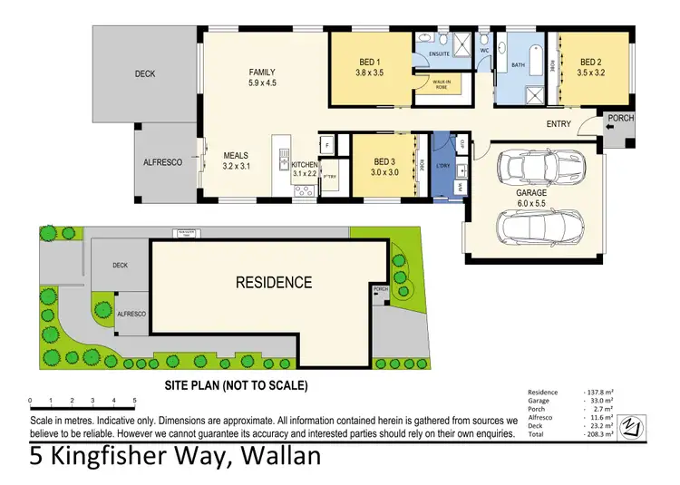 Floorplan of Homely house listing, 5 kingfisher way, Wallan VIC 3756