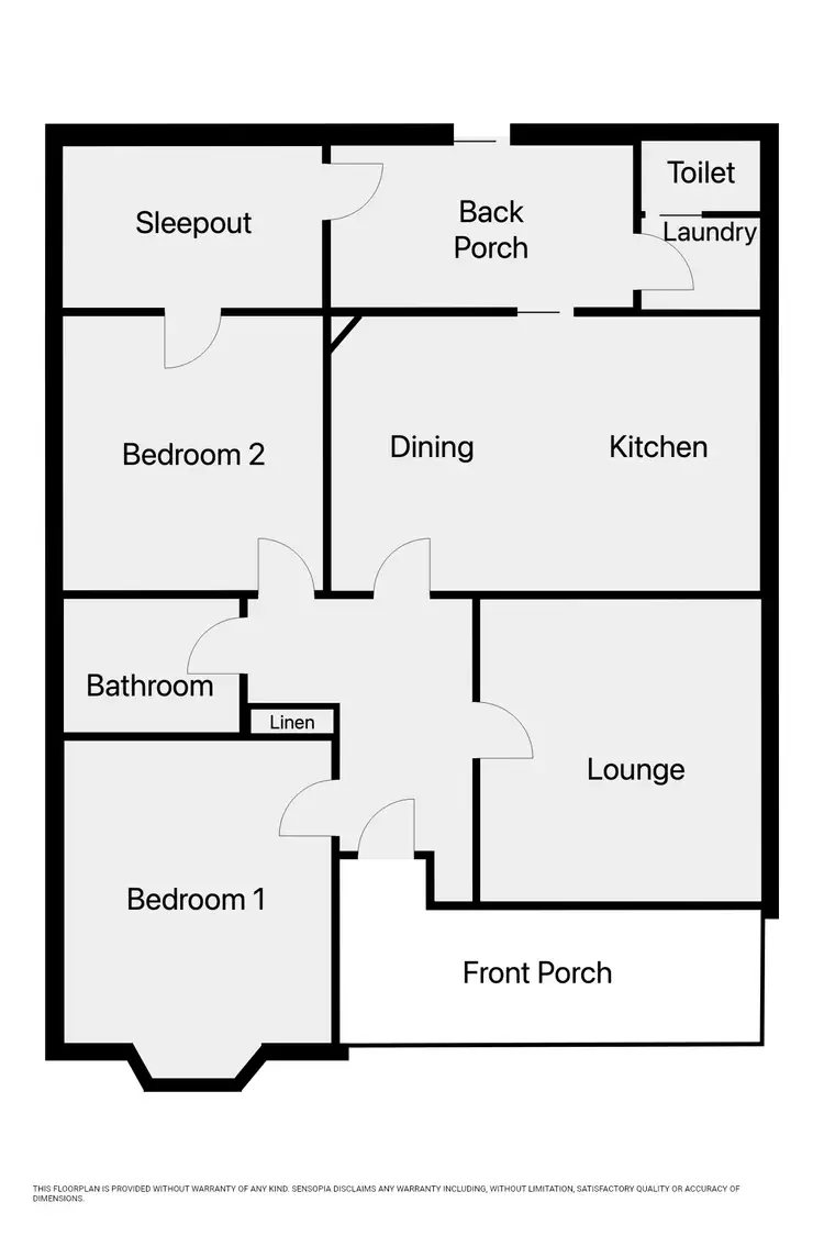 Floorplan of Homely house listing, 41 Charles St, Jeparit VIC 3423