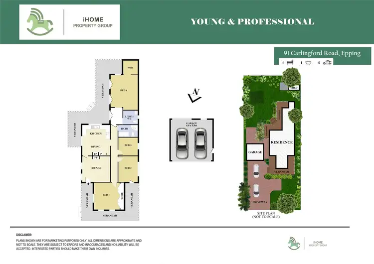Floorplan of Homely house listing, 91 CARLINGFORD ROAD, Epping NSW 2121