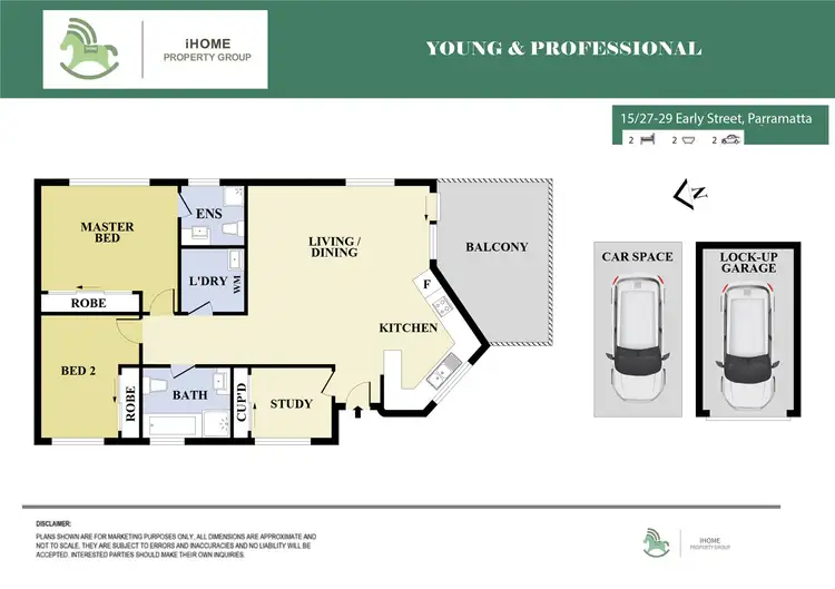 Floorplan of Homely unit listing, 15/27-29 Early Street, Parramatta NSW 2150