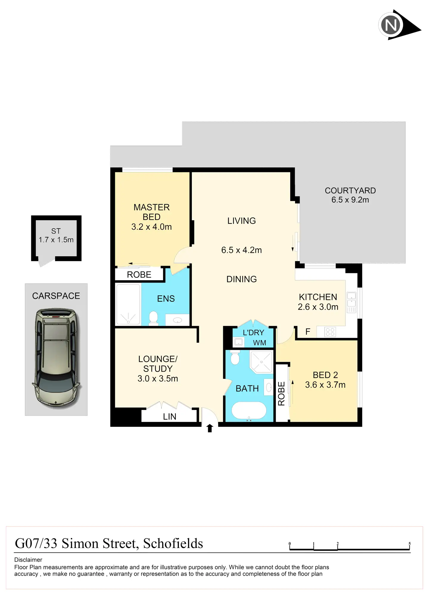Floorplan of Homely apartment listing, G07/22 Boundary Road, Schofields NSW 2762