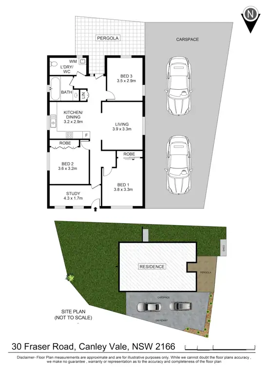 Floorplan of Homely house listing, 30 FRASER ROAD, Canley Vale NSW 2166