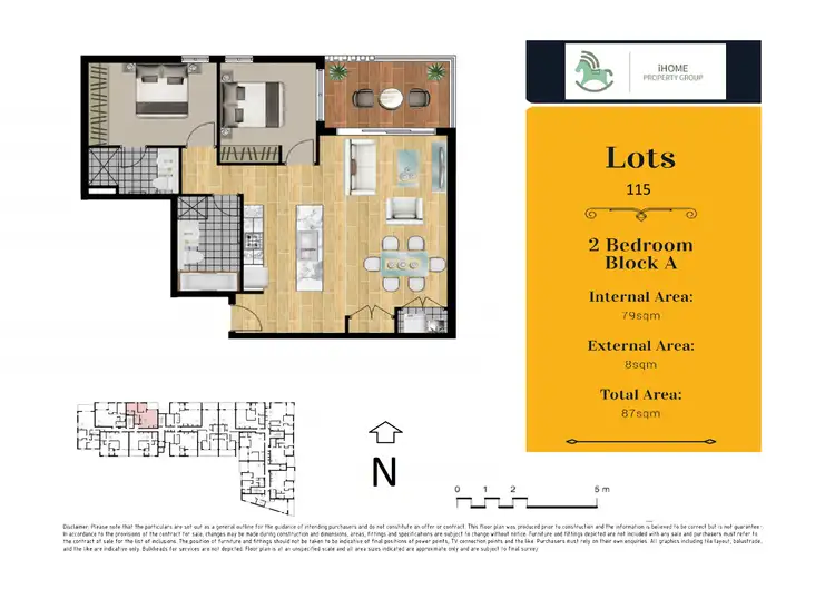 Floorplan of Homely apartment listing, B303/9 Terry Rd, Rouse Hill NSW 2155