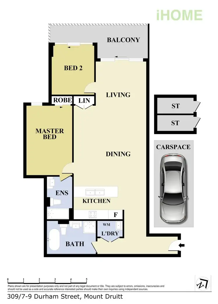 Floorplan of Homely apartment listing, 309/7 Durham Street, Mount Druitt NSW 2770