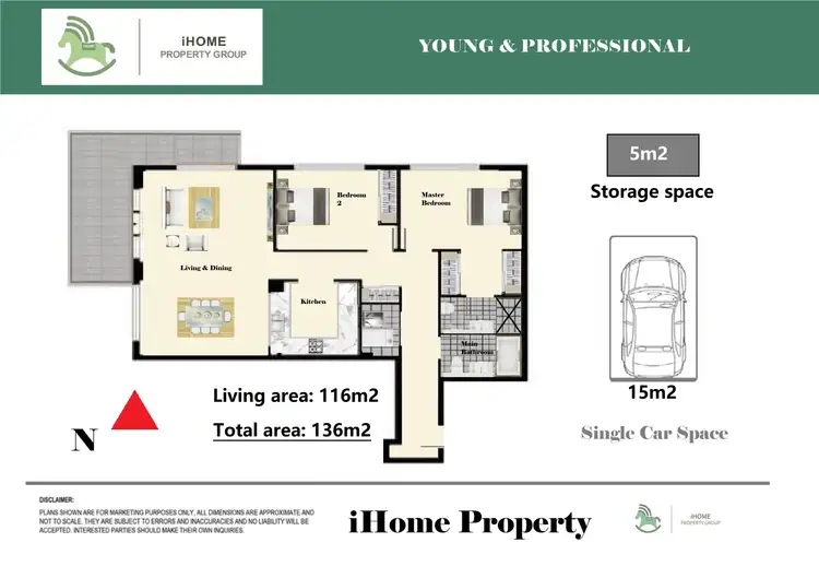 Floorplan of Homely unit listing, 24/6-12 CARRINGTON AVENUE, Hurstville NSW 2220