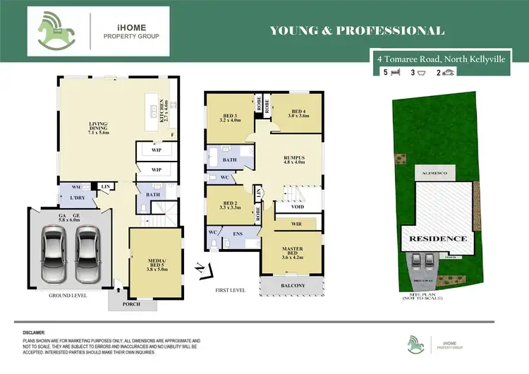 Floorplan of Homely house listing, 4 Tomaree Road, North Kellyville NSW 2155