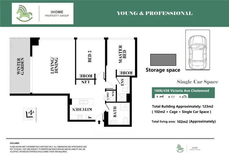 Floorplan of Homely apartment listing, 1608/438 Victoria Avenue, Chatswood NSW 2067