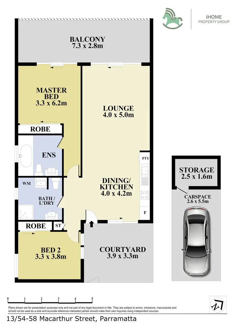 Floorplan of Homely apartment listing, 13/54 Macarthur Street, Parramatta NSW 2150