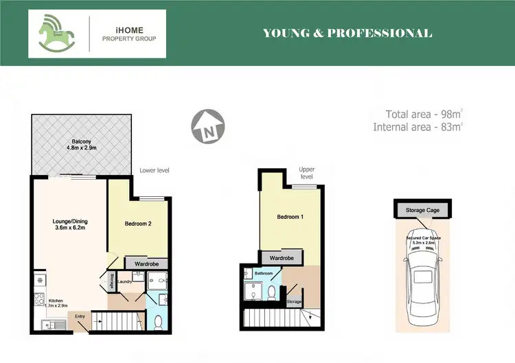 Floorplan of Homely apartment listing, 100/5 Balmoral Street, Waitara NSW 2077