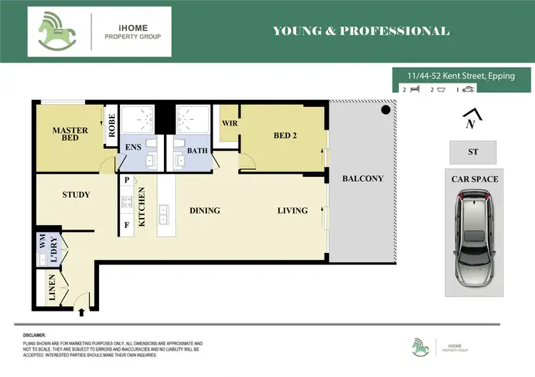 Floorplan of Homely apartment listing, 11/44-52 Kent Street, Epping NSW 2121