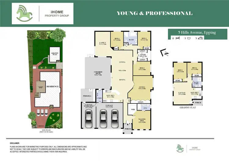 Floorplan of Homely house listing, 5 Hills Avenue, Epping NSW 2121