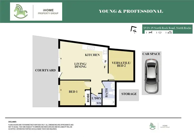 Floorplan of Homely apartment listing, 37/23-25 North Rocks Rd, North Rocks NSW 2151