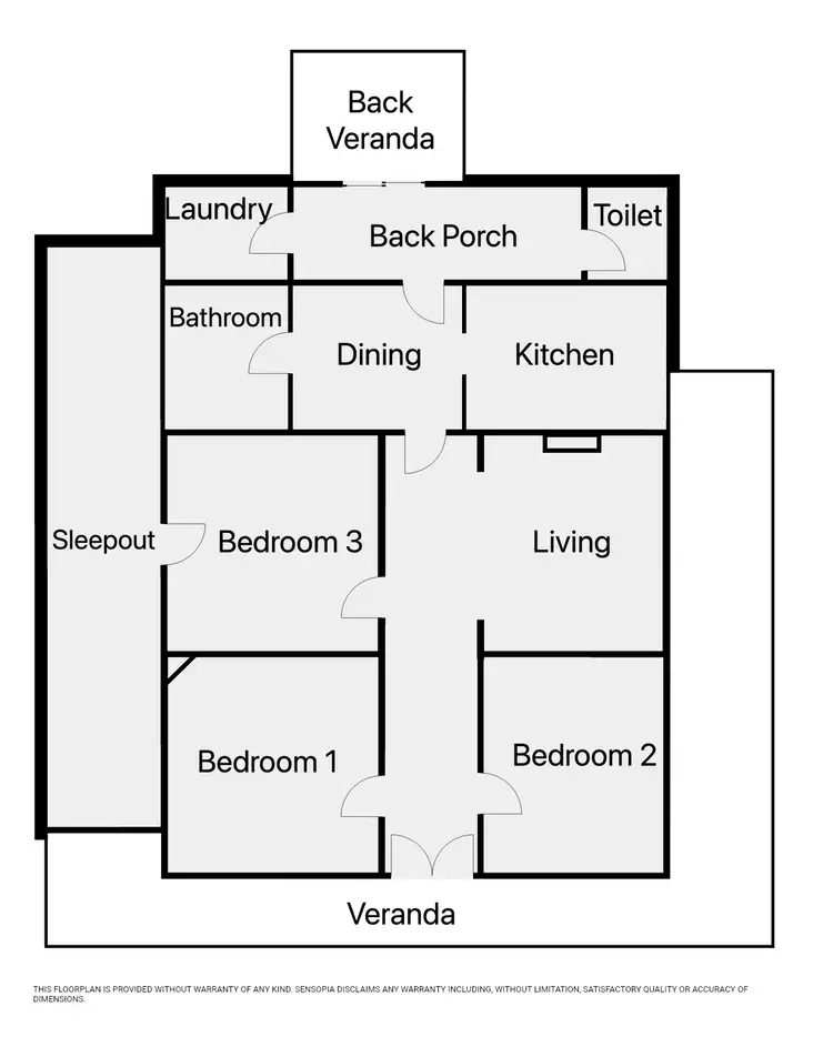 Floorplan of Homely house listing, 12 Devereux St, Warracknabeal VIC 3393