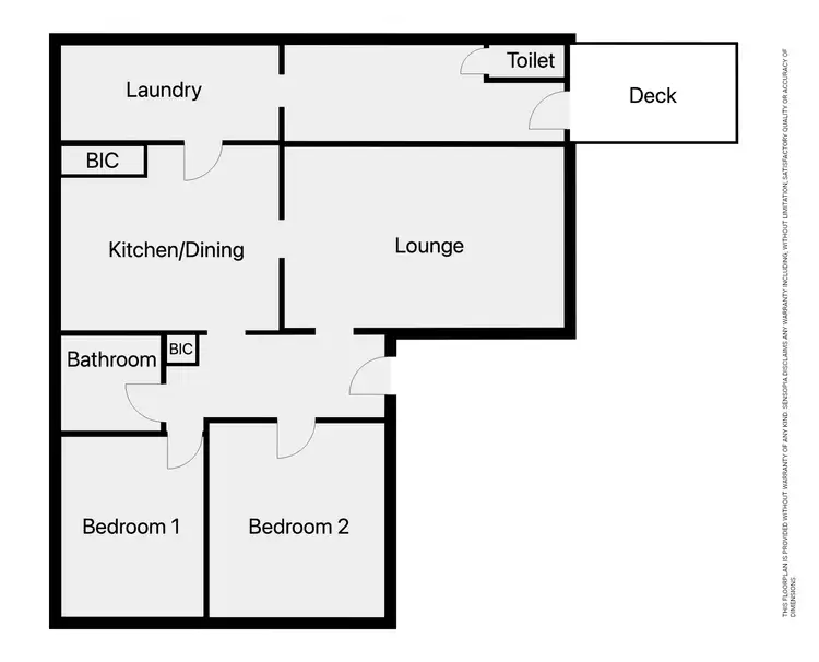 Floorplan of Homely house listing, 50 Phillips St, Beulah VIC 3395