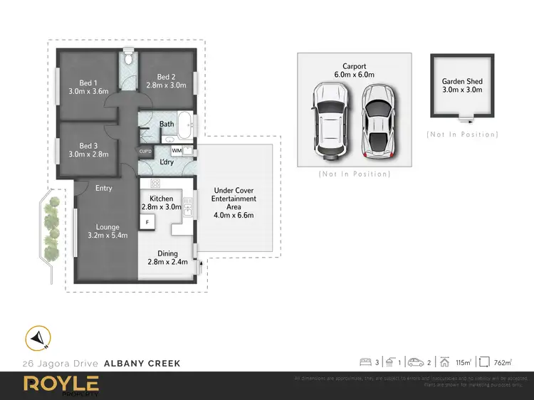 Floorplan of Homely house listing, 26 JAGORA DRIVE, Albany Creek QLD 4035