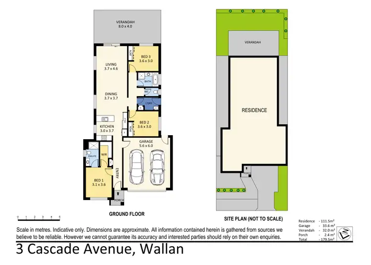 Floorplan of Homely house listing, 3 Cascade Ave, Wallan VIC 3756