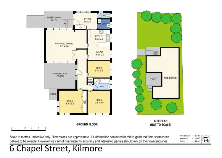 Floorplan of Homely house listing, 6 Chapel Street, Kilmore VIC 3764