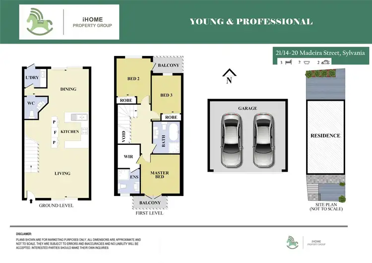 Floorplan of Homely townhouse listing, 21/14-20 Madeira Street, Sylvania NSW 2224