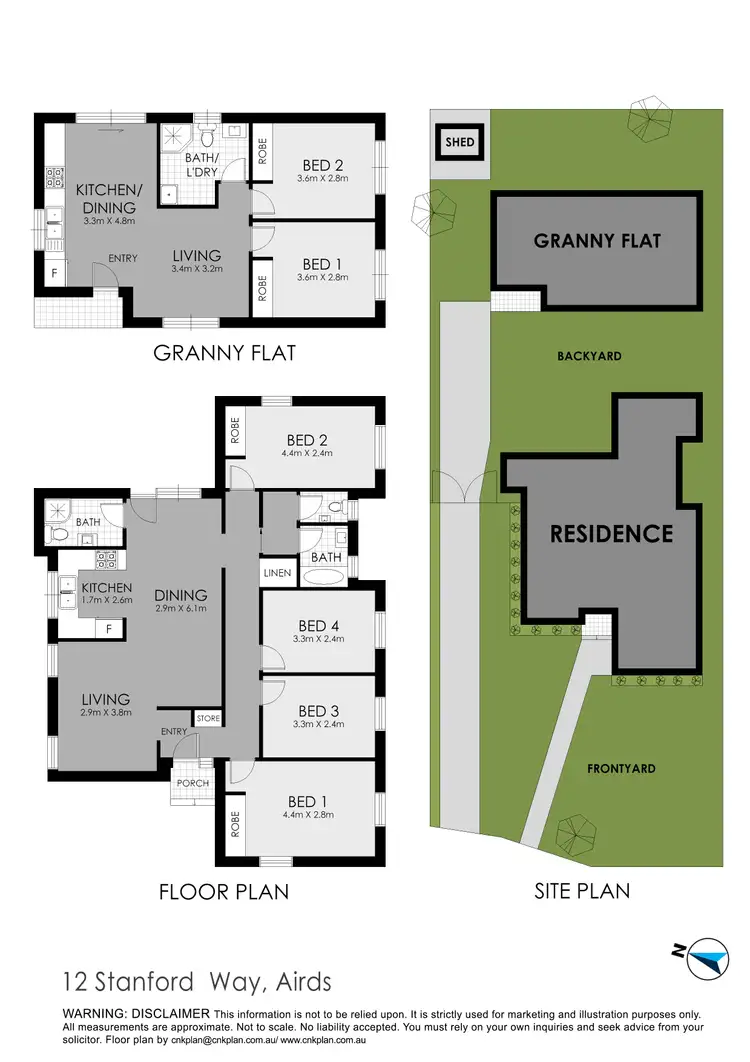 Floorplan of Homely house listing, 12 Stanford Way, Airds NSW 2560