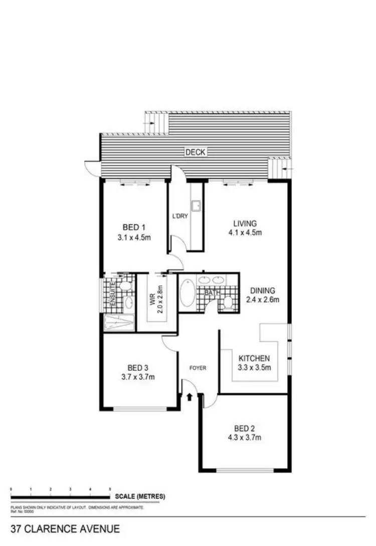 Floorplan of Homely house listing, 37 Clarence Avenue, Kennington VIC 3550