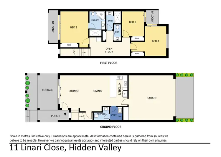 Floorplan of Homely house listing, 11 Linari Close, Hidden Valley VIC 3756
