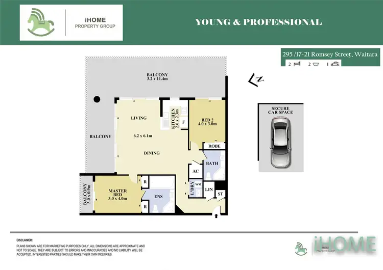 Floorplan of Homely apartment listing, 295/17 Romsey St, Waitara NSW 2077