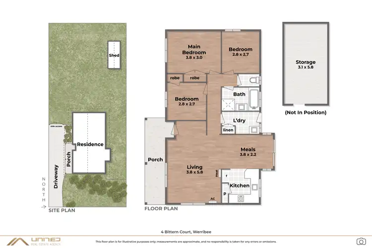 Floorplan of Homely house listing, 4 Bittern Court, Werribee VIC 3030