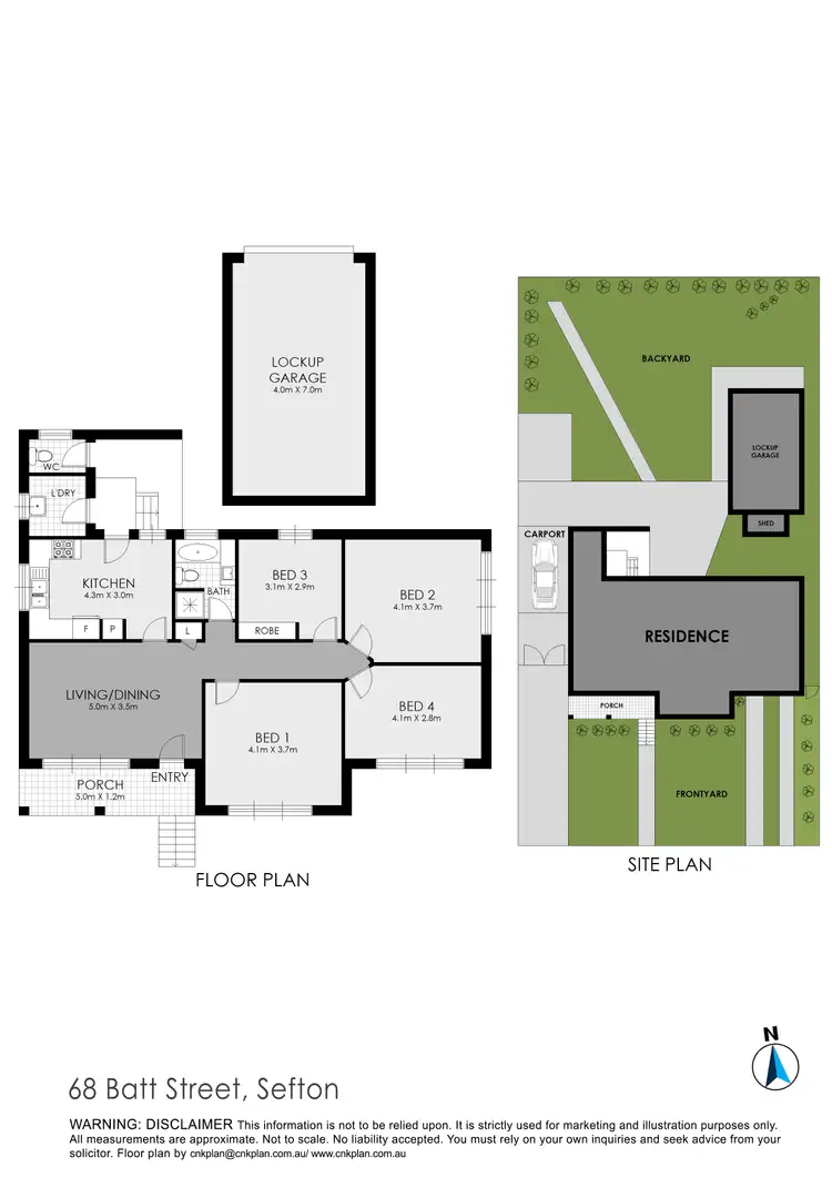 Floorplan of Homely house listing, 68 Batt Street, Sefton NSW 2162