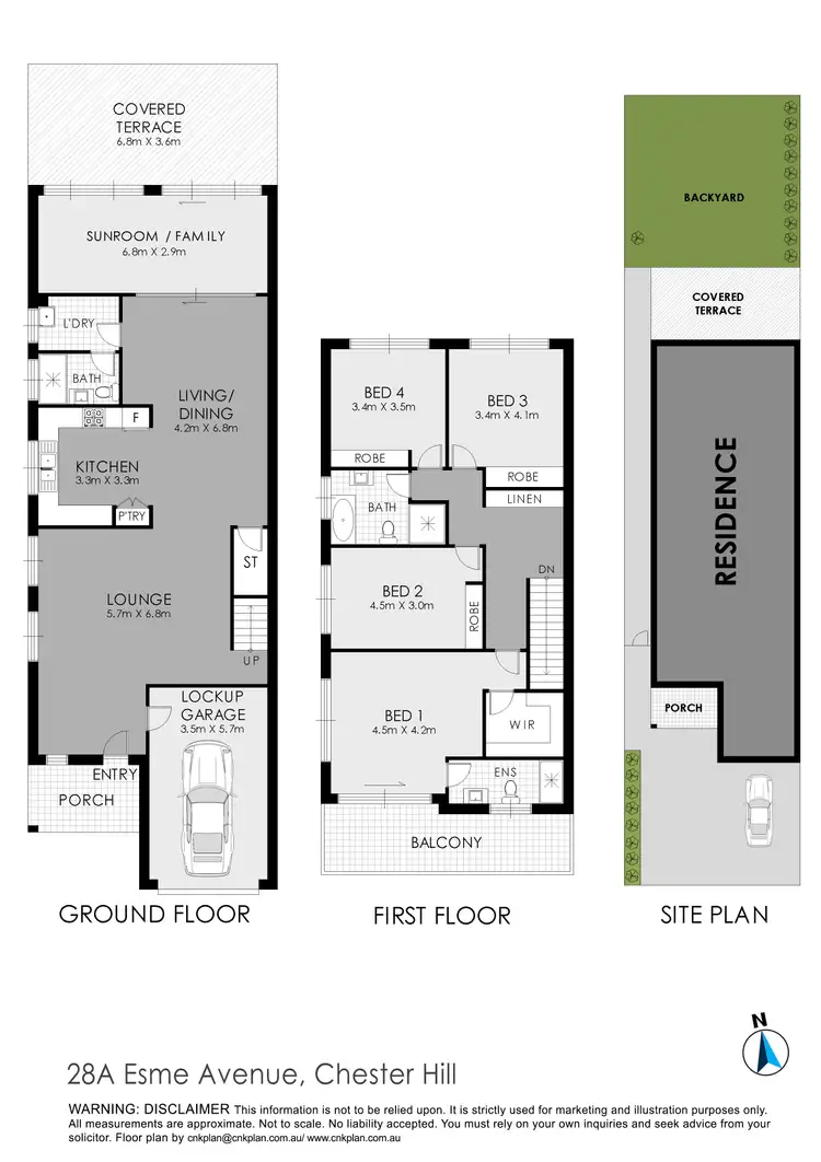 Floorplan of Homely semi-detached listing, 28A Esme Avenue, Chester Hill NSW 2162