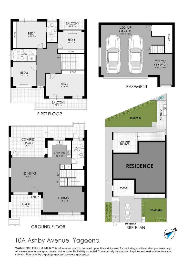 Floorplan of Homely semi-detached listing, 10a Ashby Avenue, Yagoona NSW 2199