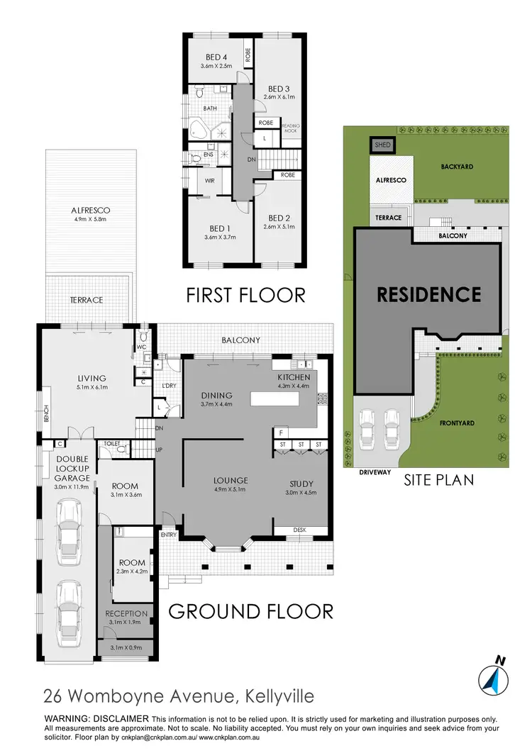 Floorplan of Homely house listing, 26 Womboyne Avenue, Kellyville NSW 2155